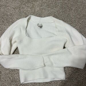 Maeve Cream Cowl Neck Sweater